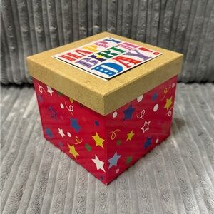 Colorful Birthday Gift Box & Gift Bag